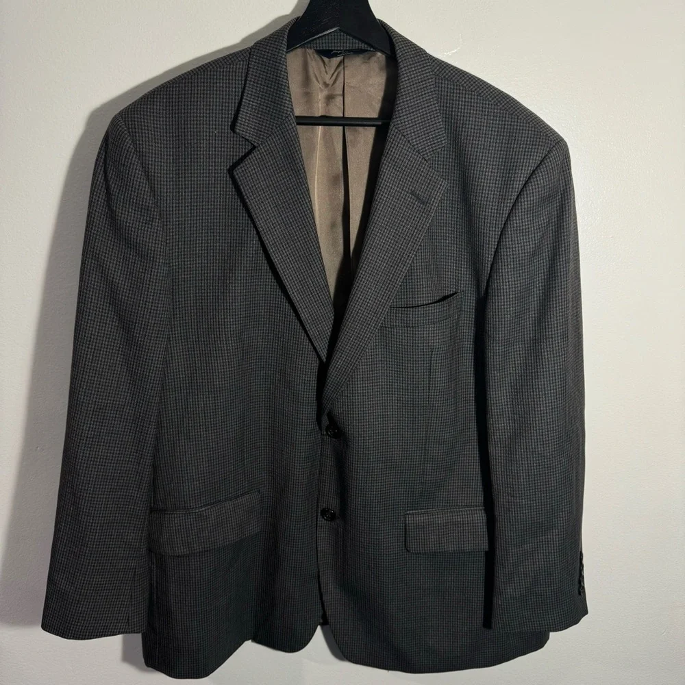 Joseph‎ & Feiss Gold 100% Wool Sports Coat/Blazer Size 44S